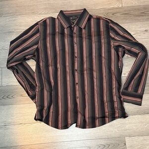 INC International Concepts Men's Striped Button-Up Shirt NWT Size XXL